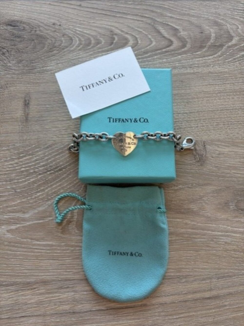 Return to Tiffany® Heart Tag Bracelet in Silver (Original Price: $800)